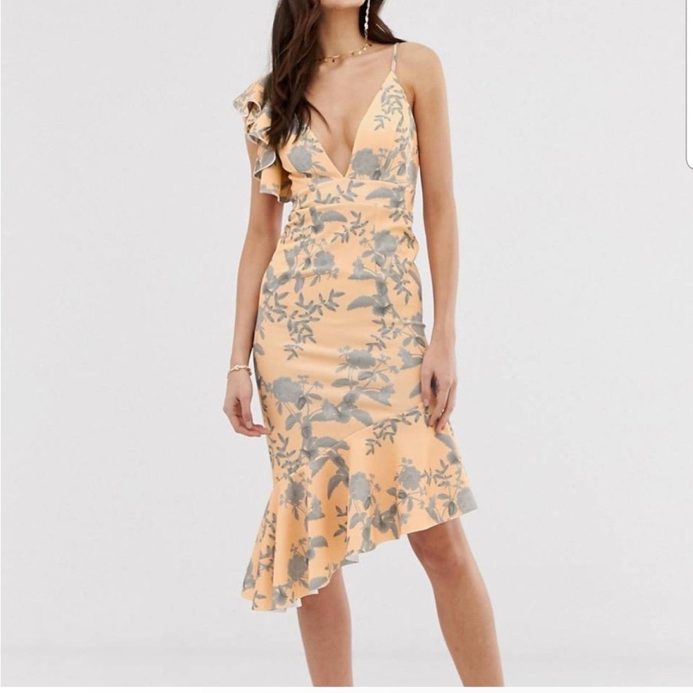 ASOS Floral Print Midaxi Dress